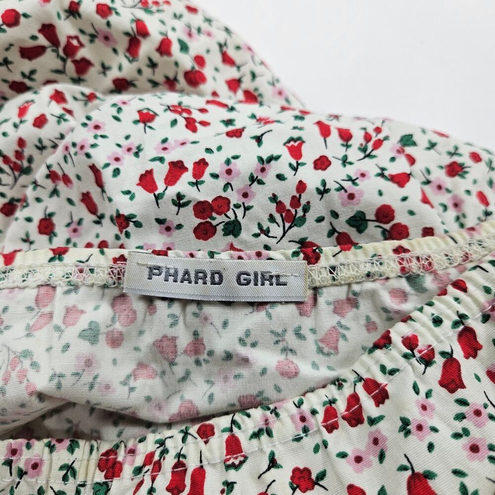 Y2k Euro Mini Skirt Floral Phard Coquette Cottagecore - Size Small - Picture 2 of 6